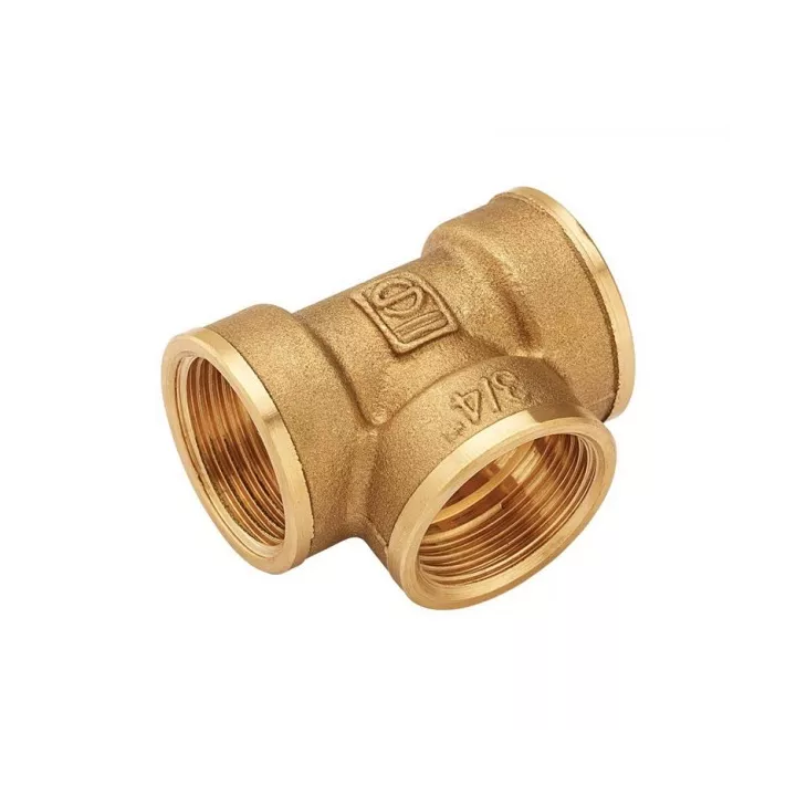 RACCORD T 15/21F LAITON JAUNE SOPAL