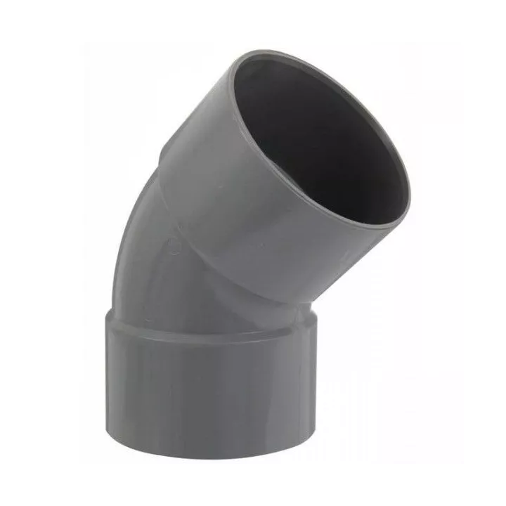 COUDE PVC 45° ÉVACUATION Ø 110MM