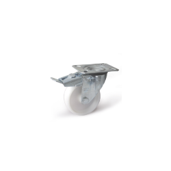 ROULETTE PIVOTANTE À PLATINE AVEC FREIN 160MM POLYAMIDE ACEM