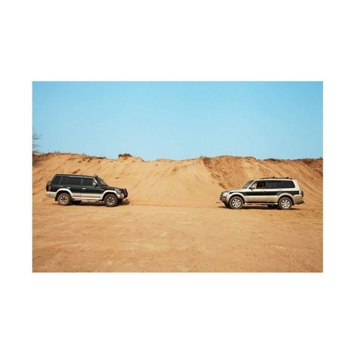 SANGLE DE REMORQUAGE EN NYLON AVEC 2 CROCHETS DE SECURITE 3T*4M