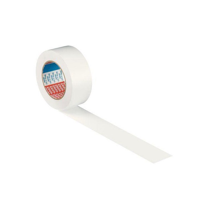 ADHÉSIF DE MARQUAGE AU SOL BLANC 50MMx33M TESA