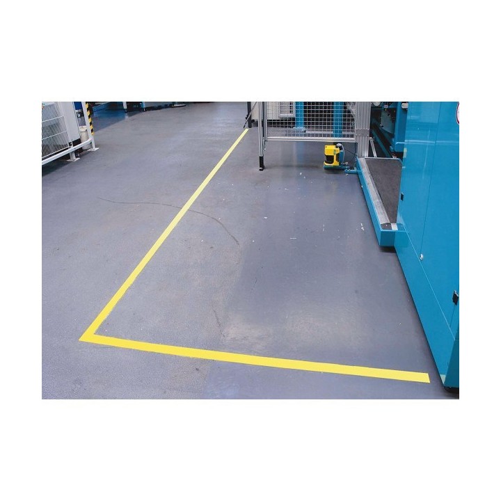 ADHÉSIF DE MARQUAGE AU SOL JAUNE 50mm x 33m TESA