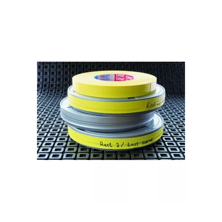 ADHÉSIF TOILÉ GAFFA JAUNE FLUO 19MMx 25M TESA ADHÉSIF TOILÉ GAFFA JAUNE FLUO 19MMx 25M TESA