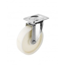 ROULETTE PIVOTANTE À PLATINE 125MM POLYAMIDE ACEM
