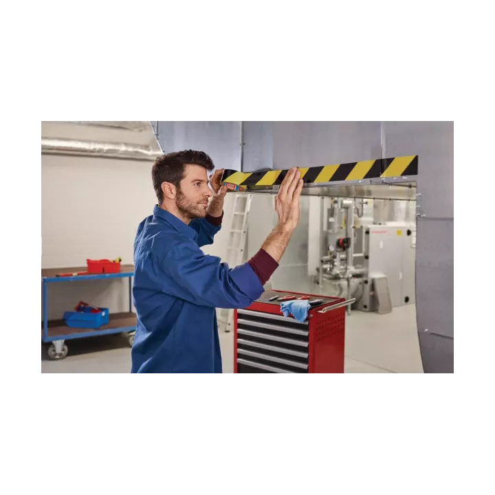 RUBAN ADHÉSIF DE SIGNALISATION JAUNE-NOIR 66Mx50MM TESA RUBAN ADHÉSIF DE SIGNALISATION JAUNE-NOIR 66Mx50MM TESA