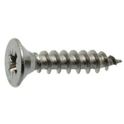 LOT DE 2000 VIS BOIS VBA TÊTE FRAISÉE PLATE Z 3*16MM BLANC LOT DE 2000 VIS BOIS VBA TÊTE FRAISÉE PLATE Z 3*16MM BLANC