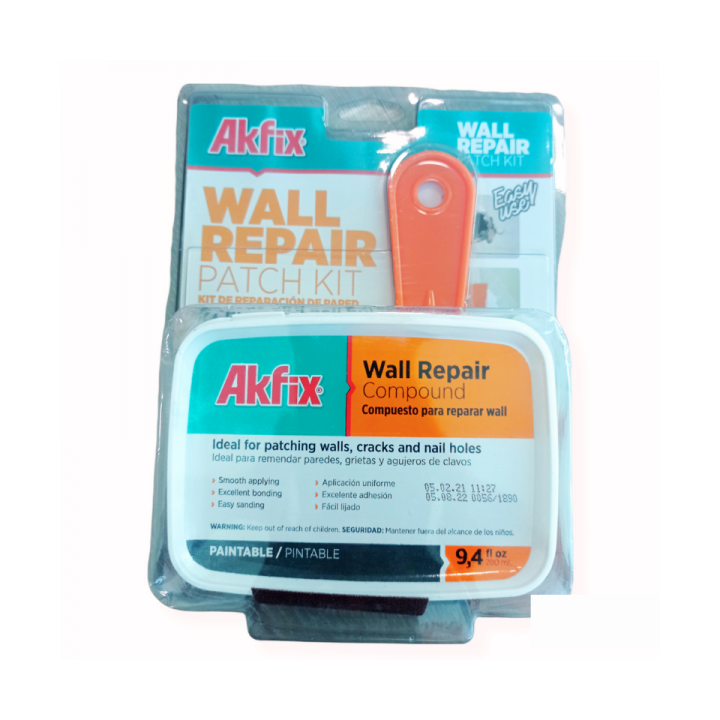 KIT MASTIC RÉPARATION MURALE AKFIX KIT MASTIC RÉPARATION MURALE AKFIX
