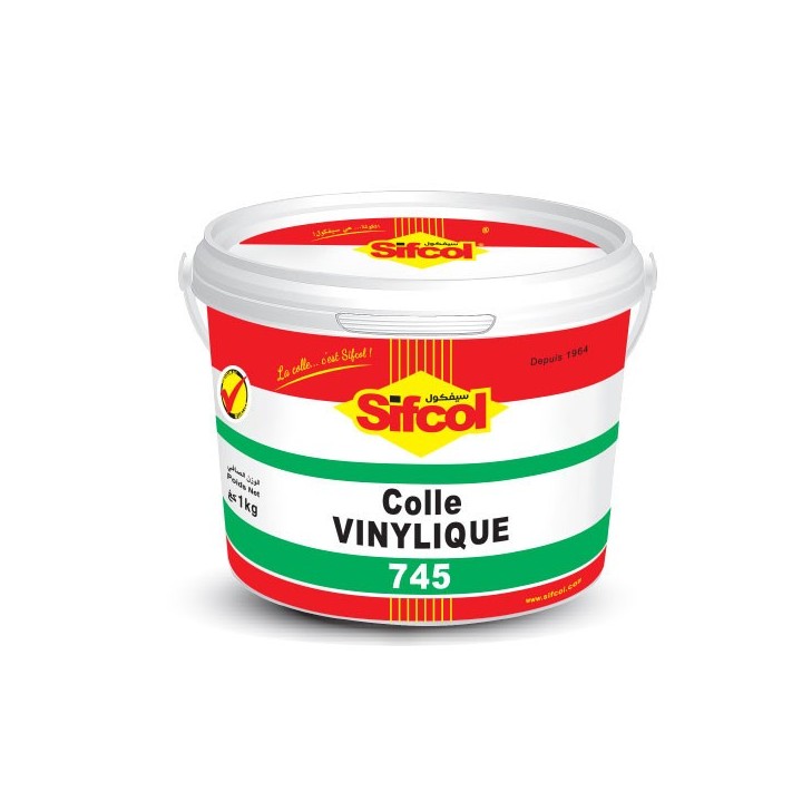 COLLE VINYLIQUE 745 1KG SIFCOL COLLE VINYLIQUE 745 1KG SIFCOL