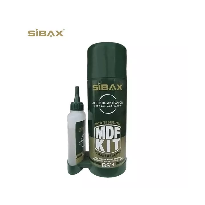 ADHÉSIF RAPIDE 400ML AVEC ACTIVATEUR 100GR SIBAX