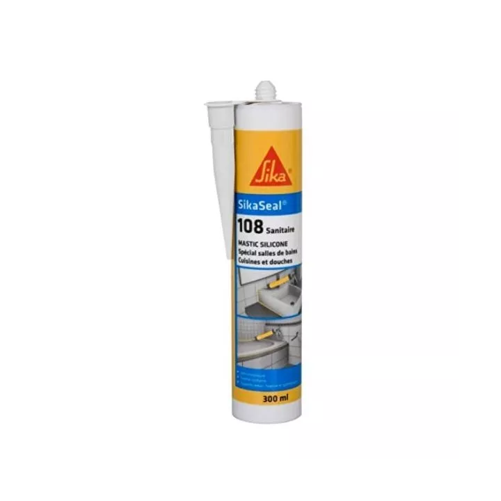 MASTIC SILICONE SIKASEAL 108 TRANPARENT 300ML SIKA