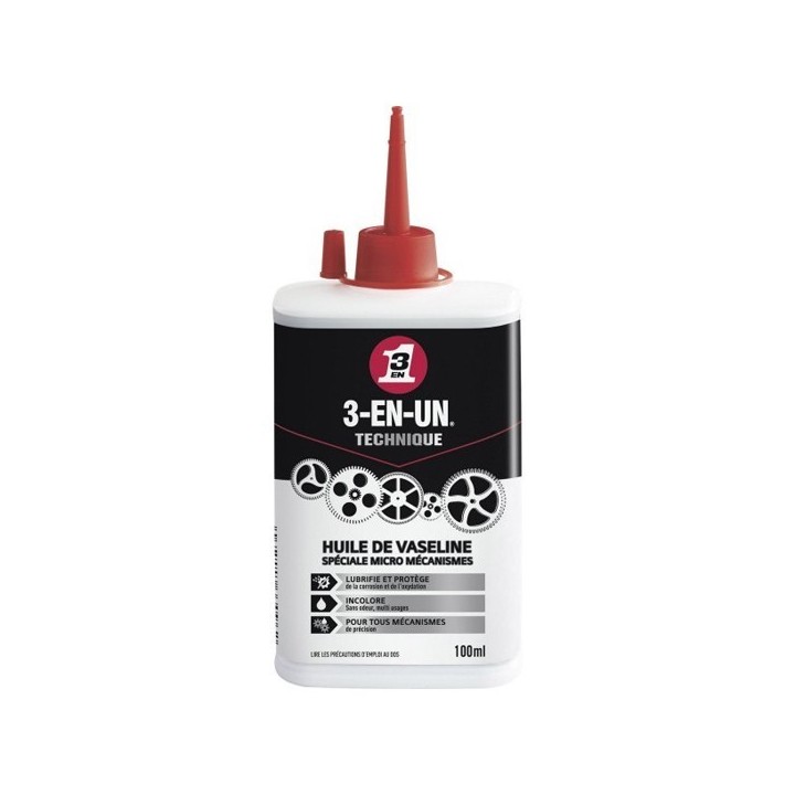 HUILE DE VASELINE POUR MICRO-MECANISME 100ML 3-EN-UN