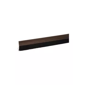 BAS DE PORTE ADHESIF 1M AVEC BROSSE MARRON GEKO