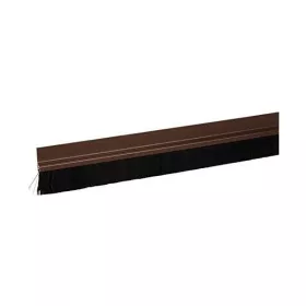 BAS ADHÉSIF DE PORTE AVEC BROSSE MARRON 1M SEAL