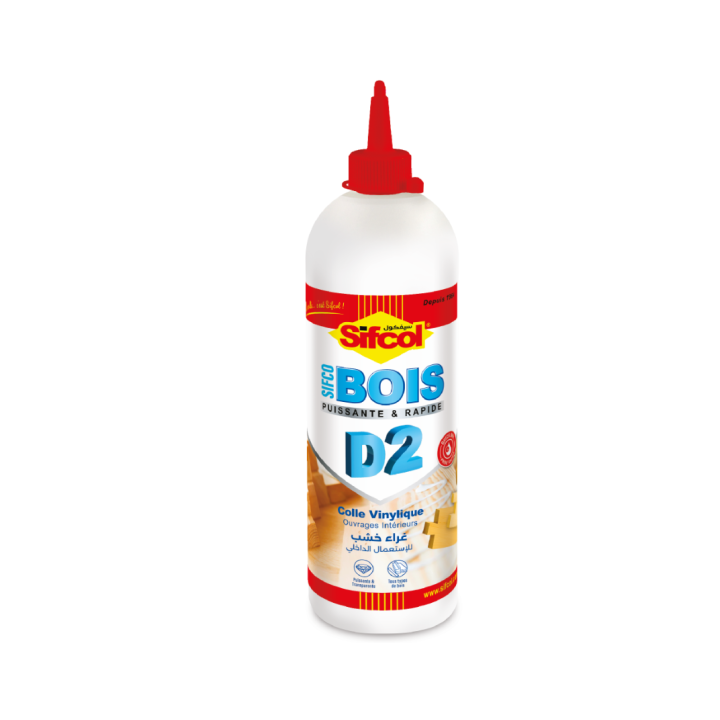 COLLE VINYLIQUE INTÉRIEURE D2 500ML SIFCOL COLLE VINYLIQUE INTÉRIEURE D2 500ML SIFCOL