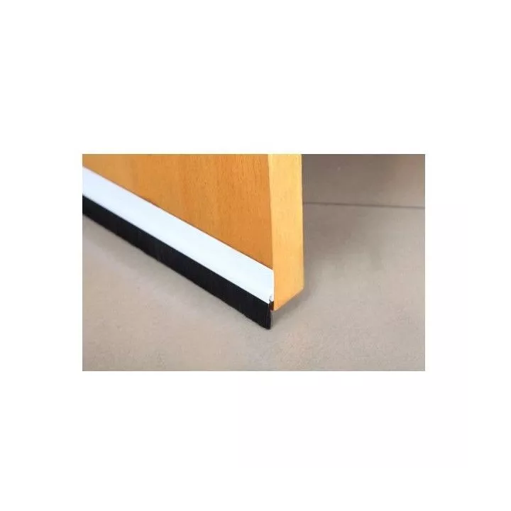 BAS ADHÉSIF DE PORTE AVEC BROSSE BLANC 1M SEAL