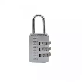 CADENAS À CODES 50*22MM COULEUR ARGENT