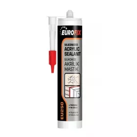 MASTIC ACRYLIQUE BLANC 280ML EUROFIX MASTIC ACRYLIQUE BLANC 280ML EUROFIX