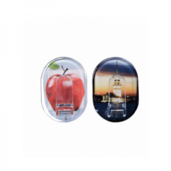 LOT DE 2 CROCHET TRANSPARENT ADHÉSIF ZAMBAK