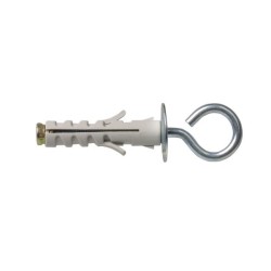 LOT DE 2 PITONS À VIS OEIL FERMÉ AVEC CHEVILLE Ø 12MM