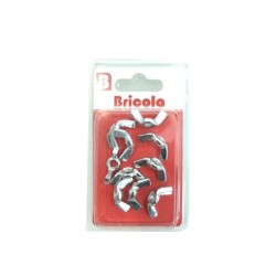 LOT DE 10 ÉCROU À OREILLES M4 BRICOLA