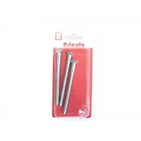 LOT DE 3 TIREFONDS TETE HEXAGONALE 6*80MM BRICOLA