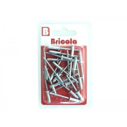 LOT DE 18 RIVET POP ALUMINIUM 4*18MM BRICOLA