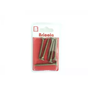 LOT DE 6 VIS BOIS TETE FRAISÉE PLATE 6*50MM BRICOLA
