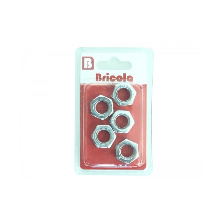 LOT DE 5 ÉCROUX HEXAGONALES M12 BRICOLA