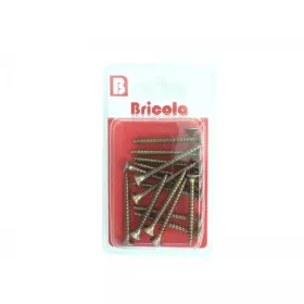 LOT DE 16 VIS BOIS TETE FRAISÉE PLATE 4*40MM BRICOLA