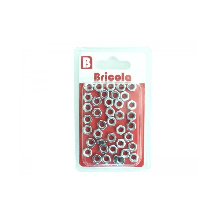 LOT DE 40 ÉCROU HEXAGONALE M5 BRICOLA LOT DE 40 ÉCROU HEXAGONALE M5 BRICOLA