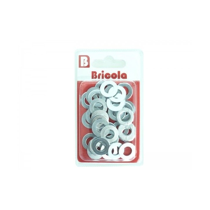LOT DE 40 RONDELLE 8MM 50G ACIER ZINGUE BRICOLA