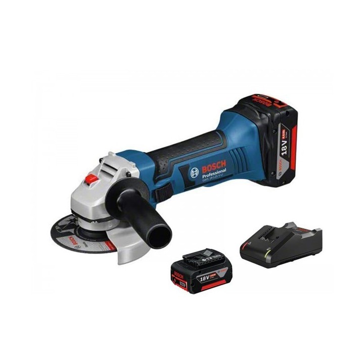 MEULEUSE ANGULAIRE 18V GWS18V-LI AVEC 2 BATTERIES BOSCH