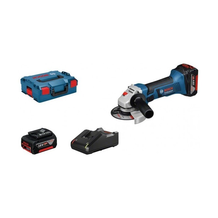 MEULEUSE ANGULAIRE 18V GWS18V-LI AVEC 2 BATTERIES BOSCH