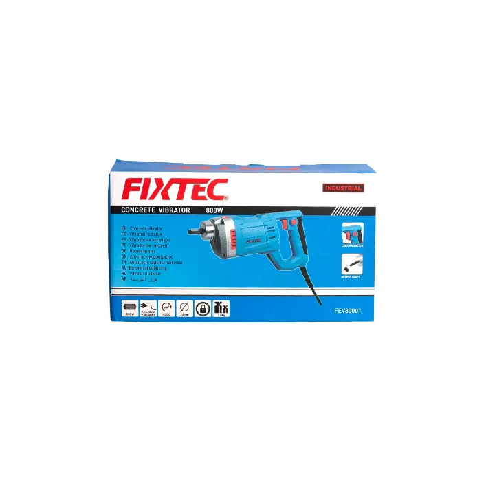 VIBRATEUR À BETON ÉLECTRIQUE PORTATIF 800W FIXTEC