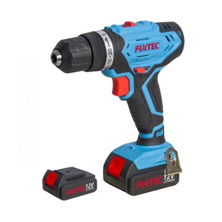 PERCEUSE VISSEUSE 12V AVEC 2 BATTERIES FIXTEC