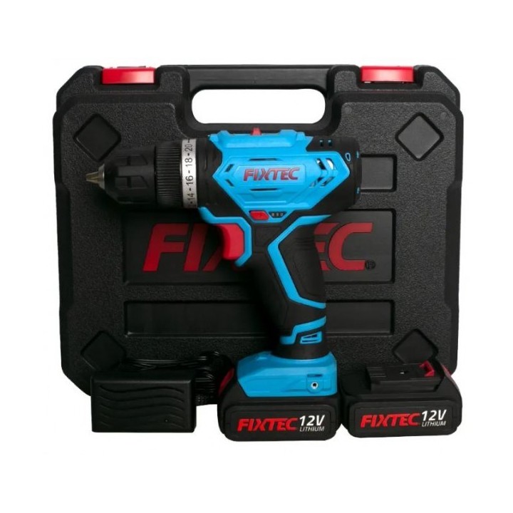 PERCEUSE VISSEUSE 12V AVEC 2 BATTERIES FIXTEC