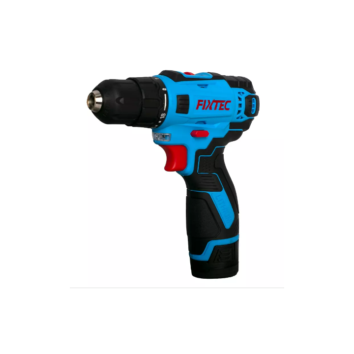 PERCEUSE VISSEUSE SANS FIL 12V AVEC 2 BATTERIES FCD12L07 FIXTEC