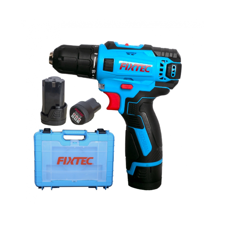 PERCEUSE VISSEUSE SANS FIL 12V AVEC 2 BATTERIES FCD12L07 FIXTEC