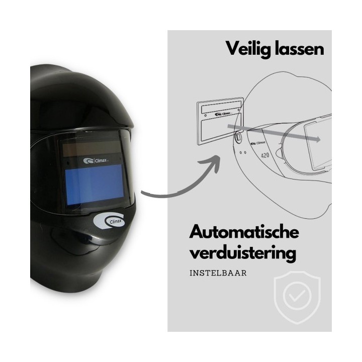 MASQUE DE SOUDAGE AUTOMATIQUE 420 CLIMAX