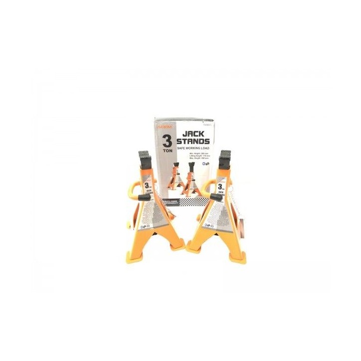 LOT DE 2 CRICS CHANDELLE 3 TONNES ACEM