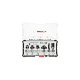 KIT DE 6 FRAISES À ARASER ET DE BORDAGE À QUEUE DE 8MM BOSCH