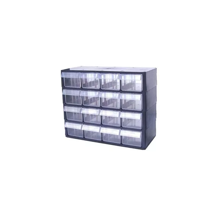 BLOC DE 16 TIROIRS TRANSPARENT PG DIMENSIONS TIROIRS 7,5×10×20CM ELSO BLOC DE 16 TIROIRS TRANSPARENT PG DIMENSIONS TIROIRS 7,5×10×20CM ELSO