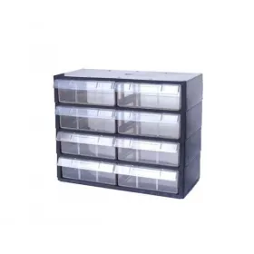BLOC DE 8 TIROIRS TRANSPARENT PL DIMENSIONS TIROIRS 20,5×7,5×20C ELSO