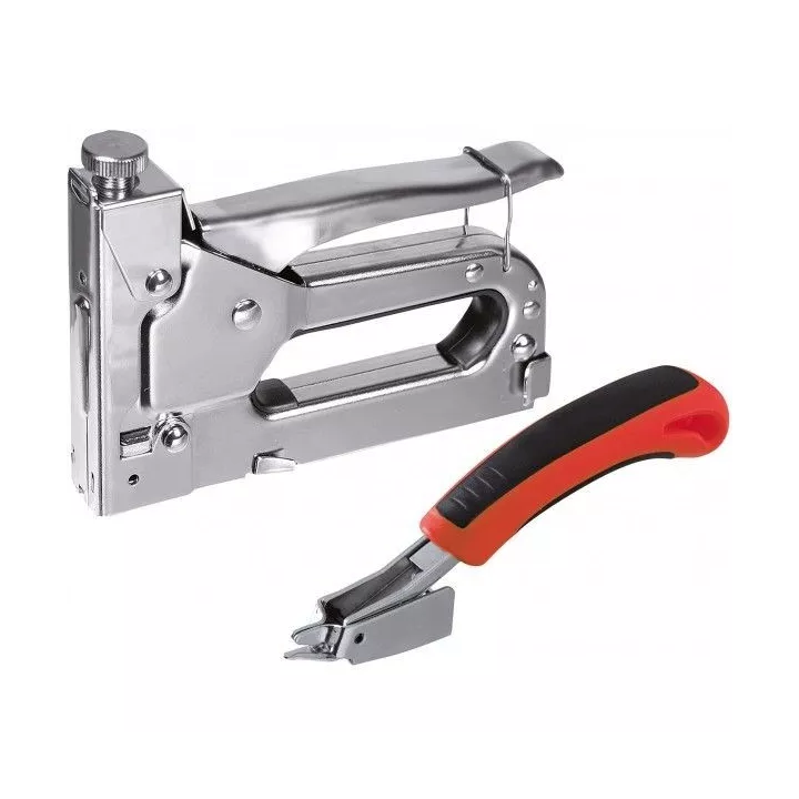 AGRAFEUSE CLOUEUSE AVEC AGRAFES ET ÉPLUCHEURS VALEX AGRAFEUSE CLOUEUSE AVEC AGRAFES ET ÉPLUCHEURS VALEX