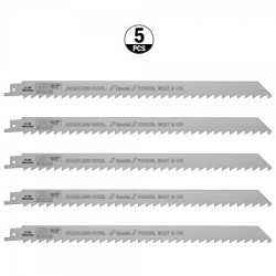 LOT DE 5 LAMES DE SCIE SABRE EN INOX CMT