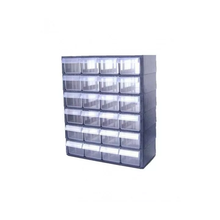 BLOC DE 24 TIROIRS TRANSPARENT PP DIMENSIONS TIROIRS 5×7,5×15CM ELSO BLOC DE 24 TIROIRS TRANSPARENT PP DIMENSIONS TIROIRS 5×7,5×15CM ELSO