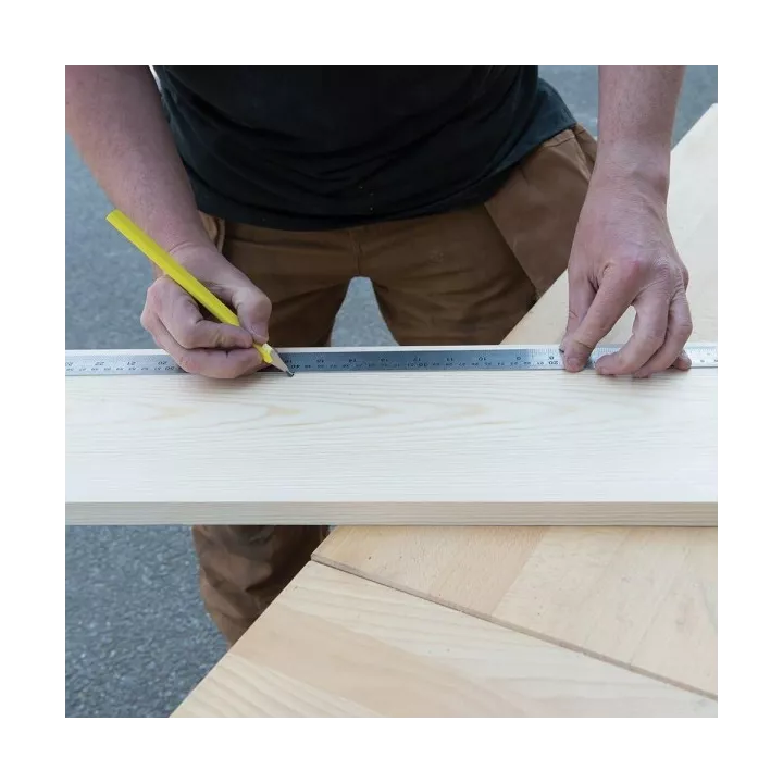 RÈGLET EN ACIER INOXYDABLE 1M