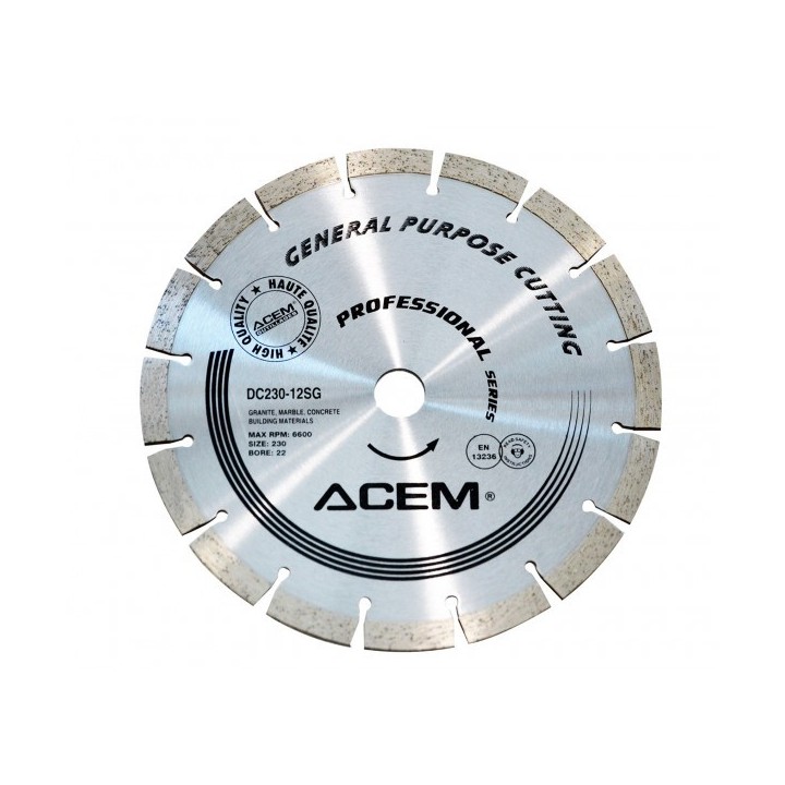 DISQUE DIAMANT DC180-12SG ACEM DISQUE DIAMANT DC180-12SG ACEM