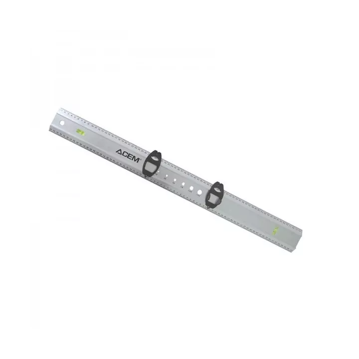 RÈGLE EN ALUMINIUM 750MM AVEC NIVEAU ACEM