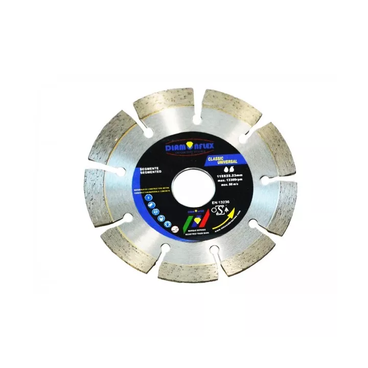 DISQUE DIAMANT UNIVERSAL 115*22.2MM DIAMONFLEX SUPER DISQUE DIAMANT UNIVERSAL 115*22.2MM DIAMONFLEX SUPER